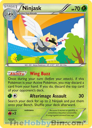 Ninjask Roaring Skies Uncommon #10/108