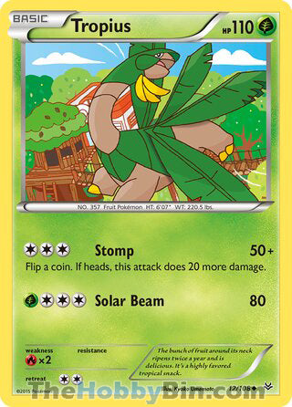 Tropius Roaring Skies Uncommon #12/108