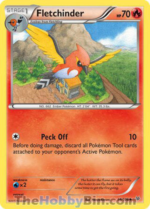0014 Fletchinder Uncommon Roaring Skies