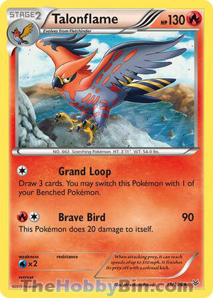 0015 Talonflame Rare Roaring Skies