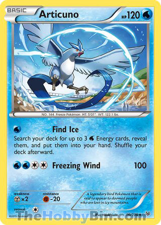 Articuno Roaring Skies Rare #16/108