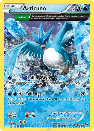 Articuno #17/108 Rare - Roaring Skies Pokemon card