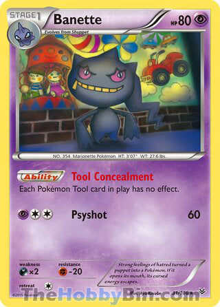 Banette #31/108 Rare - Roaring Skies Pokemon card
