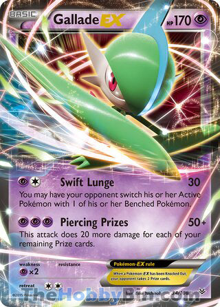 Gallade EX Roaring Skies Ultra Rare #34/108