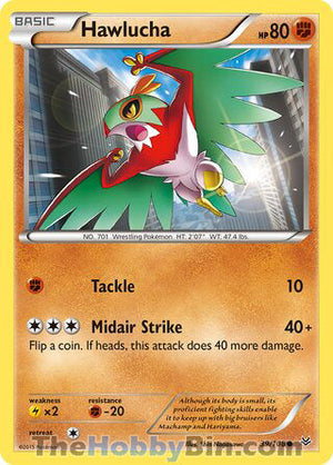 0039 Hawlucha Common Roaring Skies