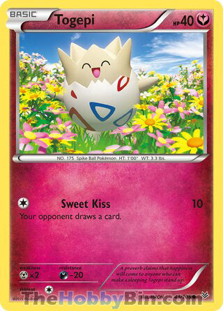Togepi #43/108 Common - Roaring Skies Pokemon card
