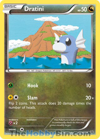 Dratini #49/108 Common - Roaring Skies Pokemon card