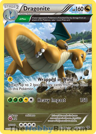 Dragonite #52/108 Holo Rare - Roaring Skies Pokemon card