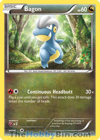 Bagon #54/108 Common - Roaring Skies Pokemon card