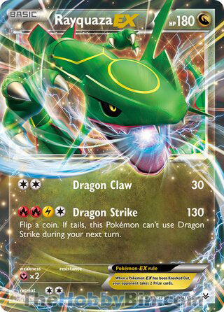 Rayquaza EX #60/108 Ultra Rare - Roaring Skies Pokemon card