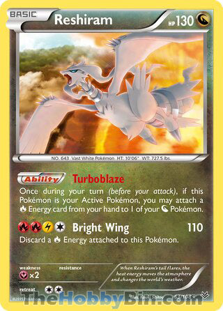 Reshiram Roaring Skies Holo Rare #63/108