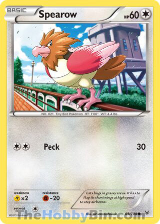 Spearow #65/108 Common - Roaring Skies Pokemon card