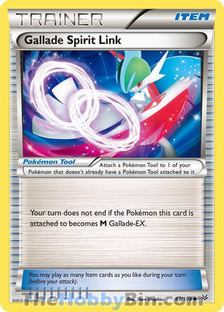 Gallade Spirit Link #83/108 Uncommon - Roaring Skies Pokemon card