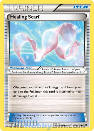 Healing Scarf #84/108 Uncommon - Roaring Skies Pokemon card
