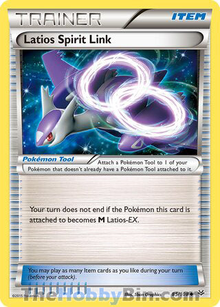 Latios Spirit Link #85/108 Uncommon - Roaring Skies Pokemon card