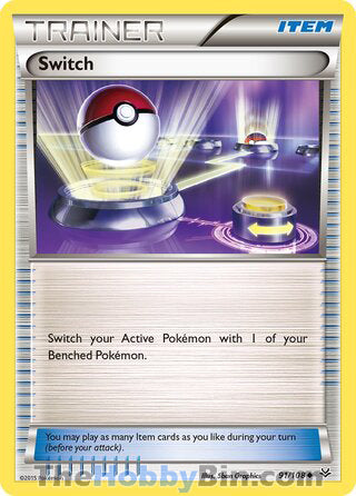 Switch #91/108 Uncommon - Roaring Skies Pokemon card