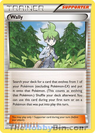 Wally #94/108 Uncommon - Roaring Skies Pokemon card