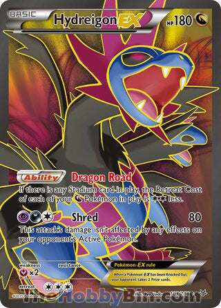 Hydreigon EX #103/108 Ultra Rare - Roaring Skies Pokemon card