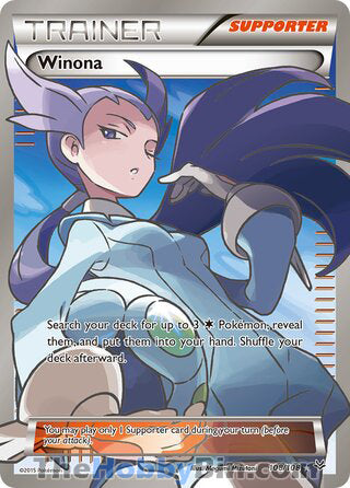 Winona #108/108 Ultra Rare - Roaring Skies Pokemon card
