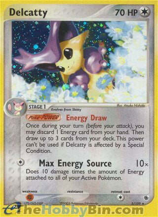 0005 Delcatty Holo Rare Ruby & Sapphire