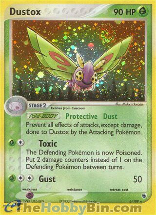 0006 Dustox Holo Rare Ruby & Sapphire