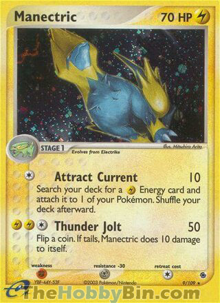 0009 Manectric Holo Rare Ruby & Sapphire