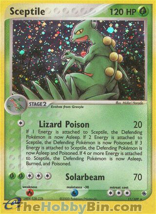 Sceptile Ruby & Sapphire Holo Rare #11/109