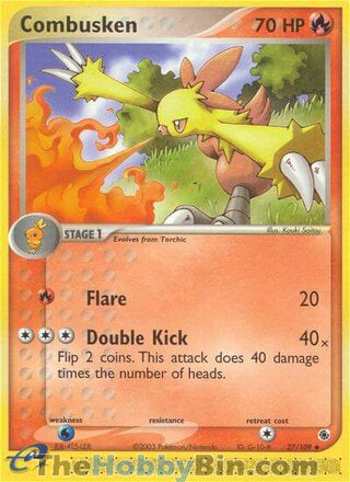 0027 Combusken Uncommon Ruby & Sapphire