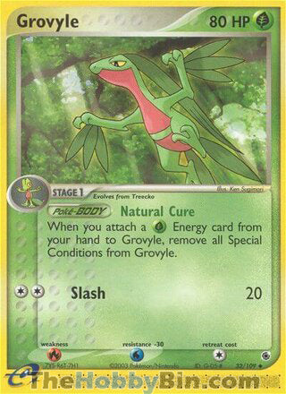 Grovyle Ruby & Sapphire Uncommon #32/109