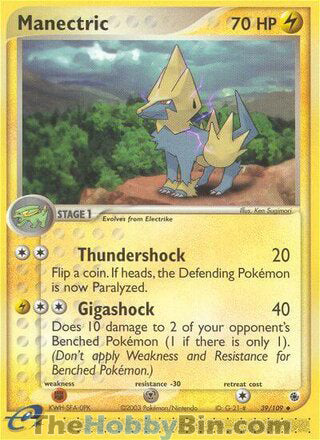 0039 Manectric Uncommon Ruby & Sapphire