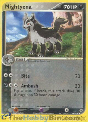 0042 Mightyena Uncommon Ruby & Sapphire