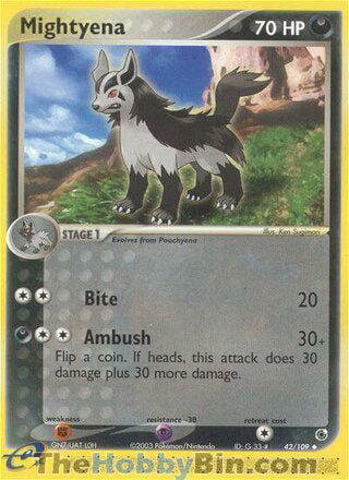 0042 Mightyena Uncommon Ruby & Sapphire