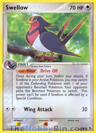 Swellow Ruby & Sapphire Uncommon #46/109