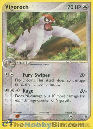 Vigoroth Ruby & Sapphire Uncommon #47/109