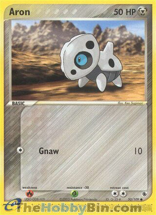 Aron #50/109 Common - EX Ruby & Sapphire Pokemon card