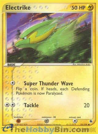 Electrike #53/109 Common - EX Ruby & Sapphire Pokemon card