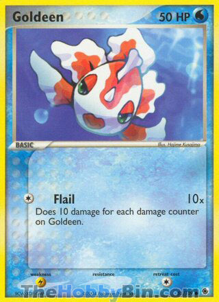 Goldeen #55/109 Common - EX Ruby & Sapphire Pokemon card