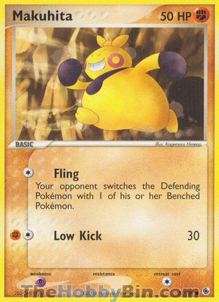 Makuhita #57/109 Common - EX Ruby & Sapphire Pokemon card