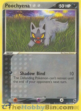 Poochyena #65/109 Common - EX Ruby & Sapphire Pokemon card