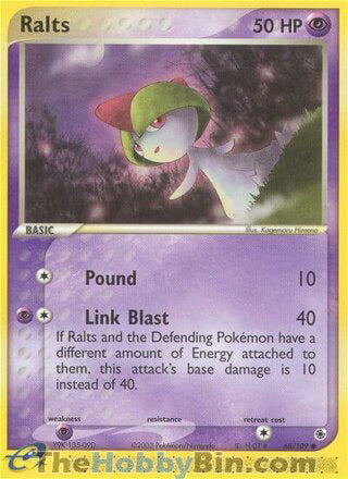 Ralts #68/109 Common - EX Ruby & Sapphire Pokemon card
