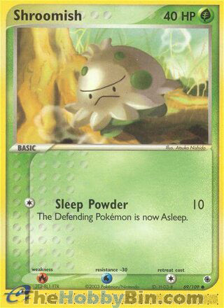 Shroomish #69/109 Common - EX Ruby & Sapphire Pokemon card