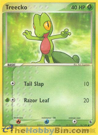 Treecko #76/109 Common - EX Ruby & Sapphire Pokemon card
