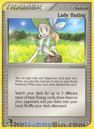 Lady Outing #83/109 Uncommon - EX Ruby & Sapphire Pokemon card