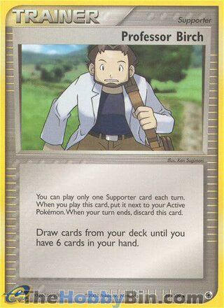 Professor Birch #89/109 Uncommon - EX Ruby & Sapphire Pokemon card