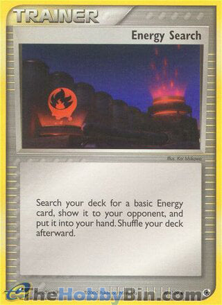 Energy Search #90/109 Common - EX Ruby & Sapphire Pokemon card