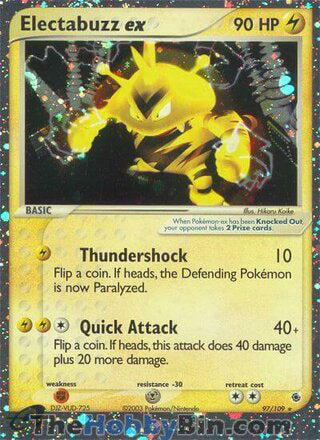 Electabuzz ex Ruby & Sapphire Ultra Rare #97/109