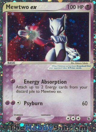 Mewtwo ex Ruby & Sapphire Ultra Rare #101/109