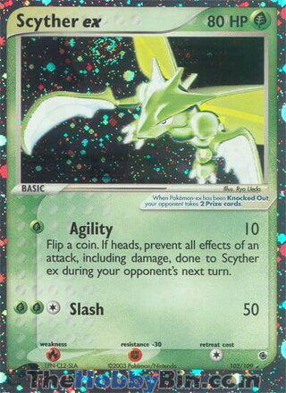 Scyther ex #102 Ultra Rare