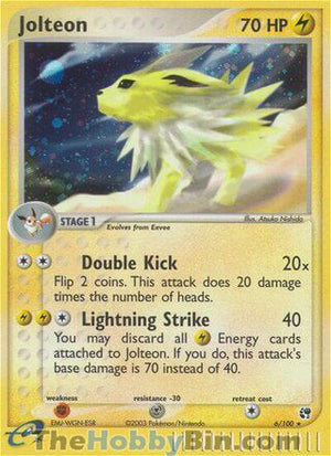 0006 Jolteon Holo Rare Sandstorm