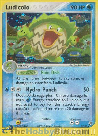 Ludicolo Sandstorm Holo Rare #7/100